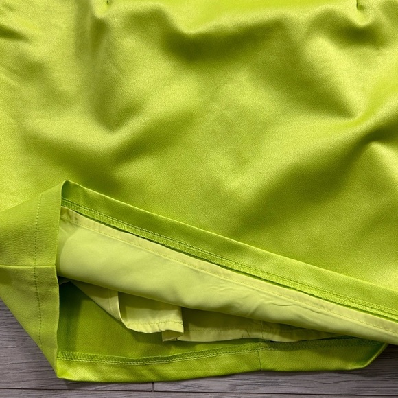 Runaway Serafina Neon Green Jewelled Straps Mini Dress - Picture 9 of 13